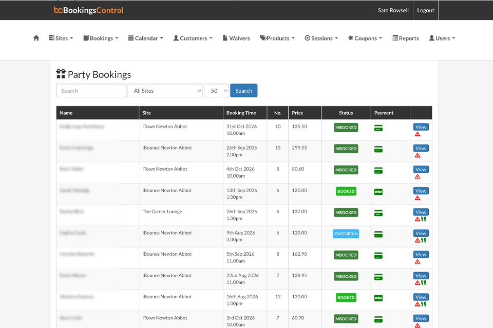 Online booking systems by EDSA Designs